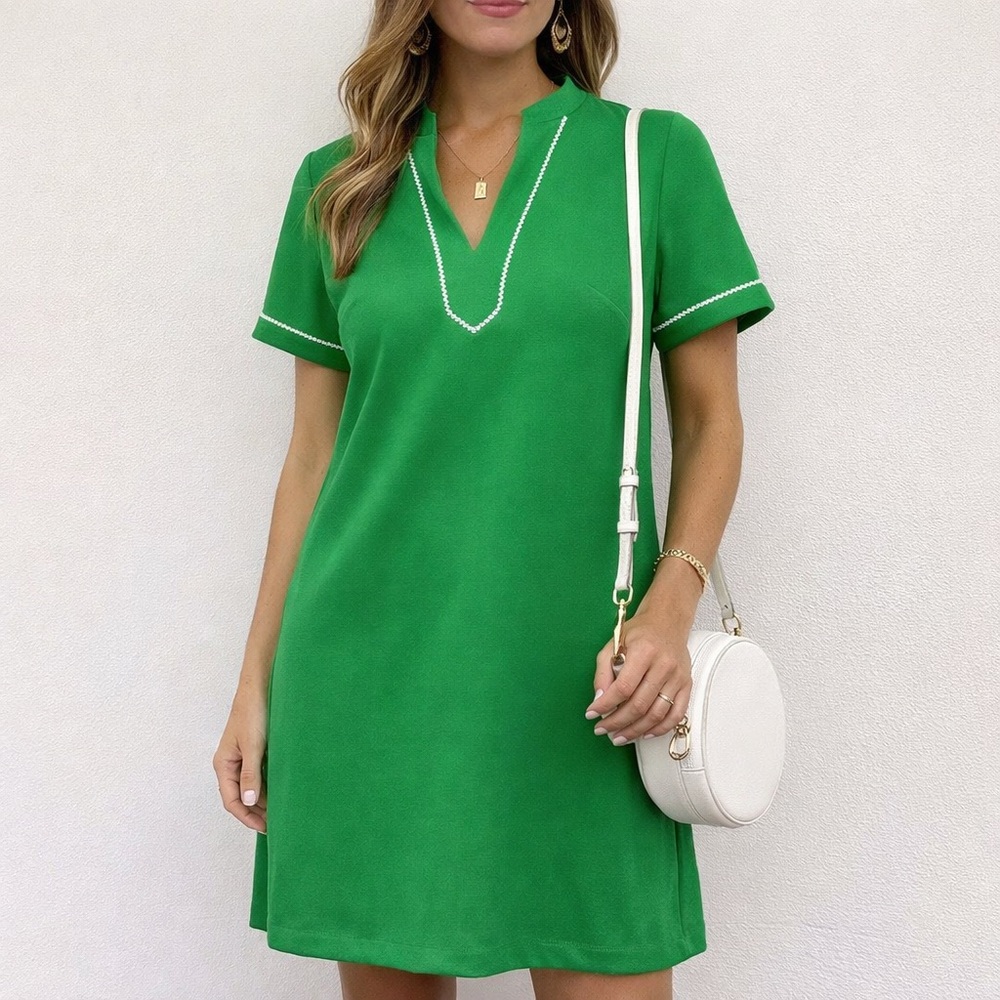 Tommy Hilfiger Green Mini Dress